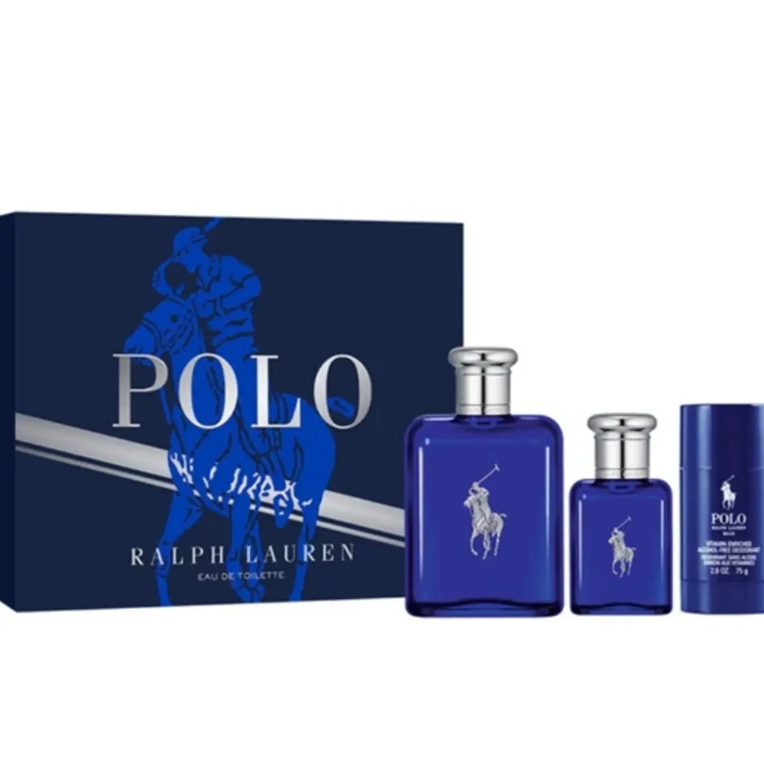 PERFUME POLO BLUE VARON EDT 125 ML / 40 ML / 75 ML DESODORANTE ESTUCHE