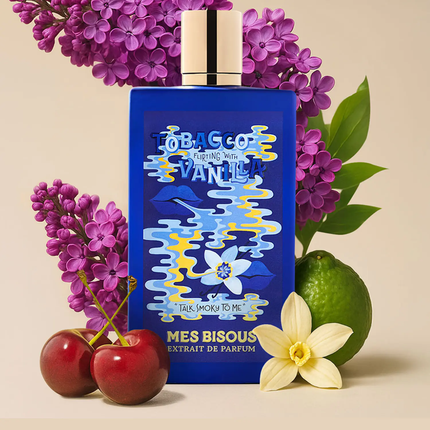 PERFUME MES BISOUS TOBACCO FLIRTING WITH VANILLA UNISEX EXTRAIT DE PARFUM 100 ML 2