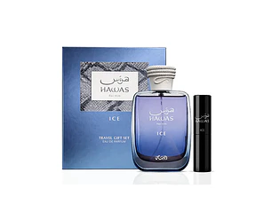 PERFUME RASASI HAWAS ICE HOMBRE EDP 100 ML / 8 ML ESTUCHE