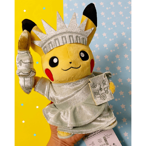 Nintendo Pikachu Statue of Liberty Peluche