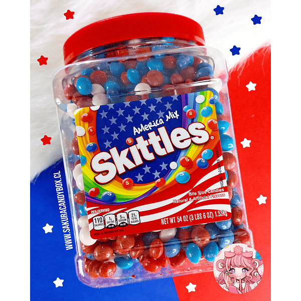 Skittles Edicion 4 de Julio - Americano