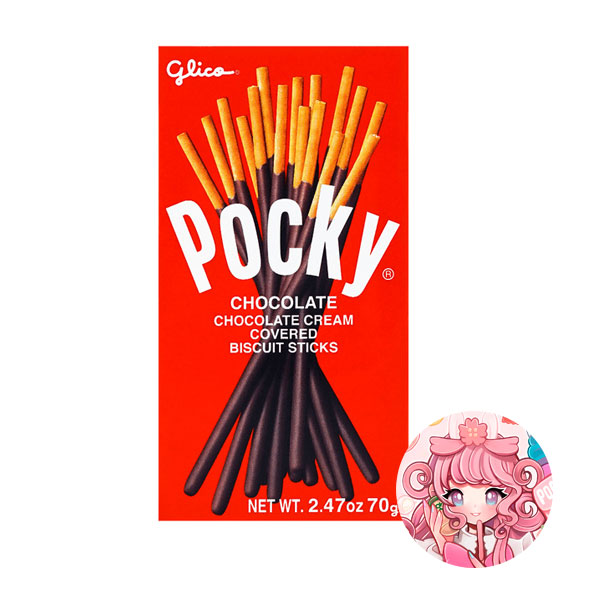 2 Pack Palitos Chocolate Horneado Pocky Glico 34,7 Gr