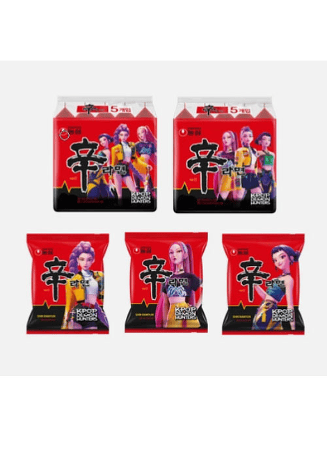 Shin Ramen Edición Kpop Demon Hunters 1 Unidad.