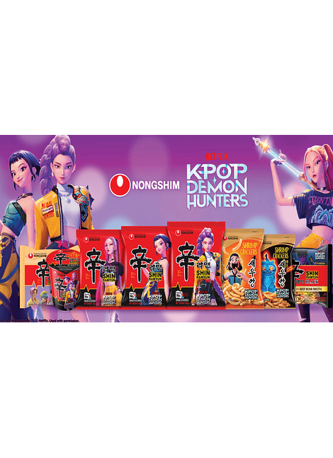 Shin Ramen Edición Kpop Demon Hunters 1 Unidad.