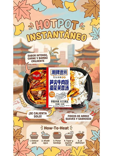 HotPot Arroz con carne picante