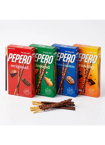 Pack 4 Pepero variedad de sabores 