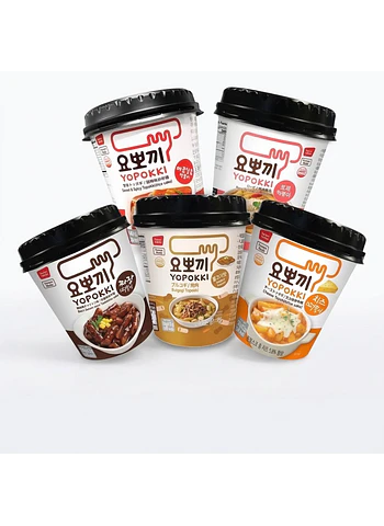 Pack 5 Yopokki Topoki variedad de sabores 