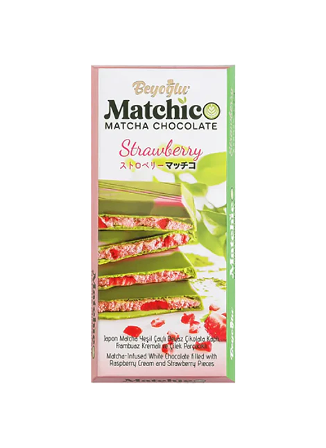 Matchico Matcha Chocolate Strawberry