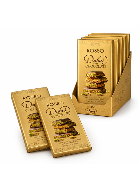 Rosso Dubai Style Chocolate 200gr