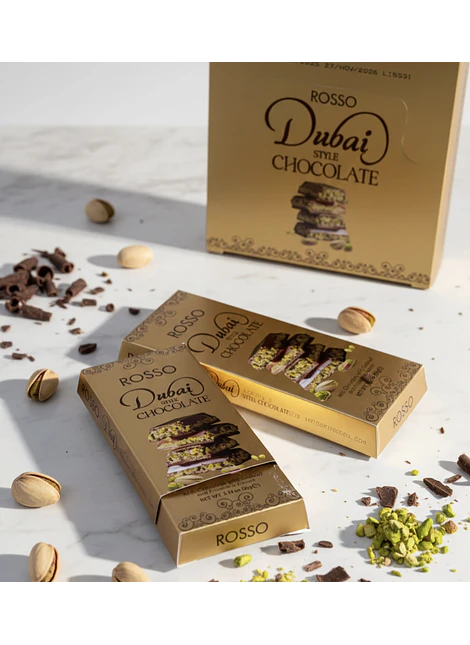 Rosso Dubai Style Chocolate 200gr