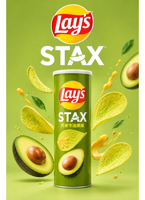Lays Stax Sabor Palta - Avocado