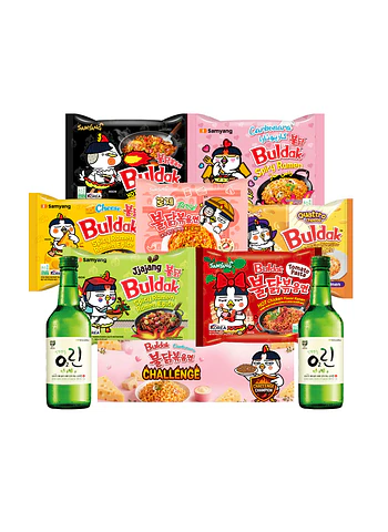 Buldak Challenge Pack + 2 Soju
