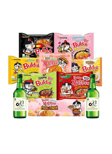Buldak Challenge Pack + 2 Soju