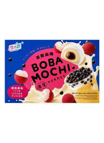 Boba Mochi bubble Tea Lychee 