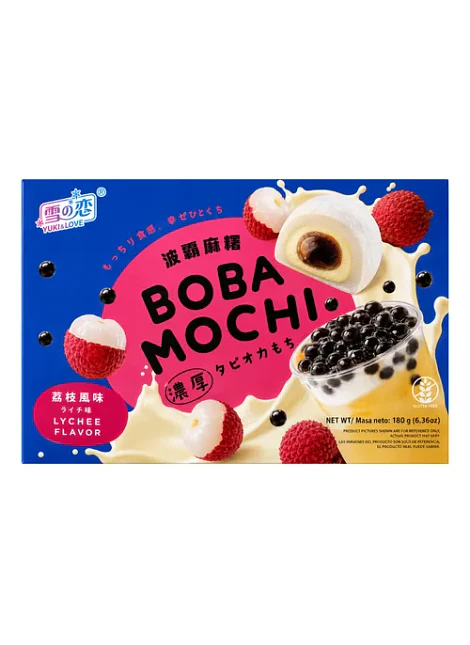Boba Mochi bubble Tea Lychee 