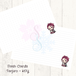 Set Flash Cards Tanjiro - Kimetsu no Yaiba