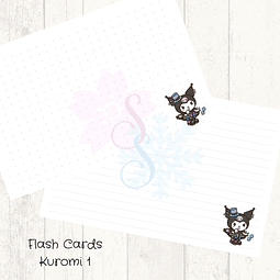 Set Flash Cards Kuromi 1