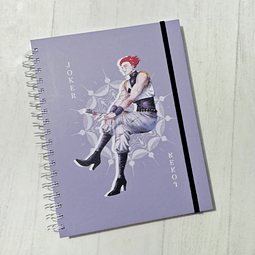 Cuaderno Hisoka "Joker" - HunterxHunter