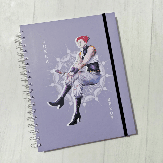 Cuaderno Hisoka "Joker" - HunterxHunter