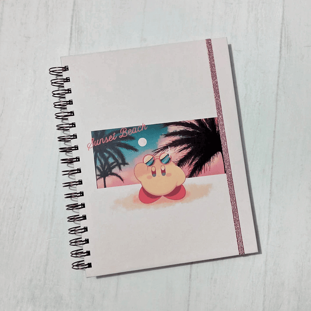 Cuaderno Kirby Playa