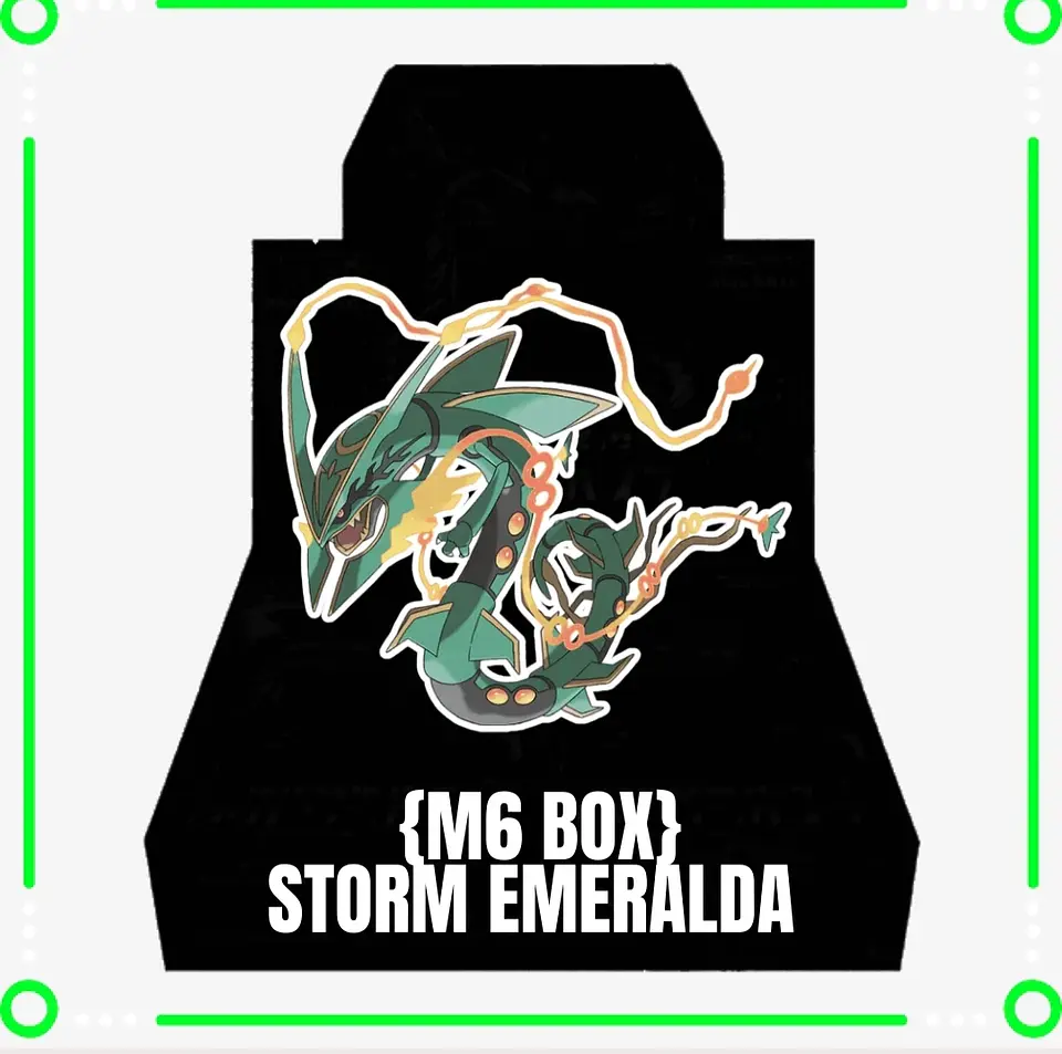 PREVENTA POKÉMON M6 STORM ESMERALDA JAPONESA 1