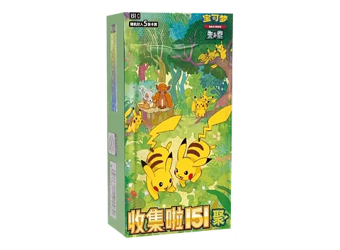 Pokémon Collect 151 Gathering 151 C Slim Booster Box Chino Simplificado
