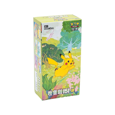 Pokémon TCG – Collect 151 Journey 151C | Slim Booster Box – Chino Simplificado
