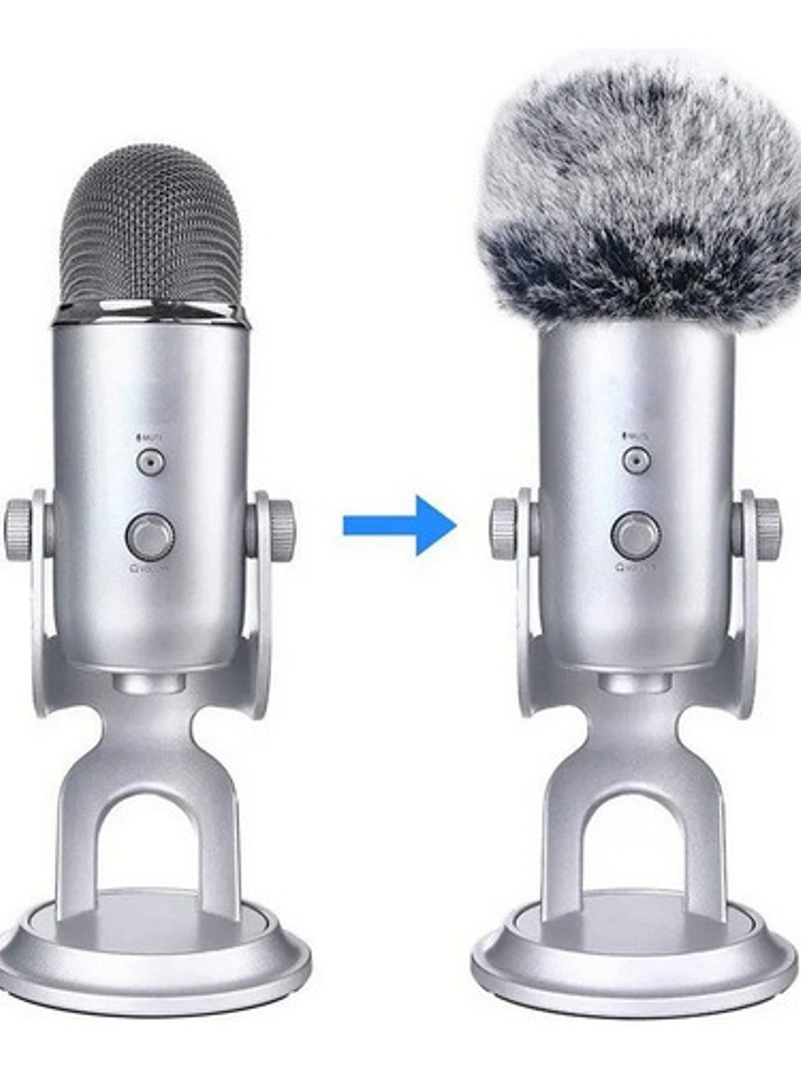 Filtro Pop Cubre Viento Para Micrófono Blue Yeti 2