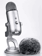 Filtro Pop Cubre Viento Para Micrófono Blue Yeti - Miniatura 5