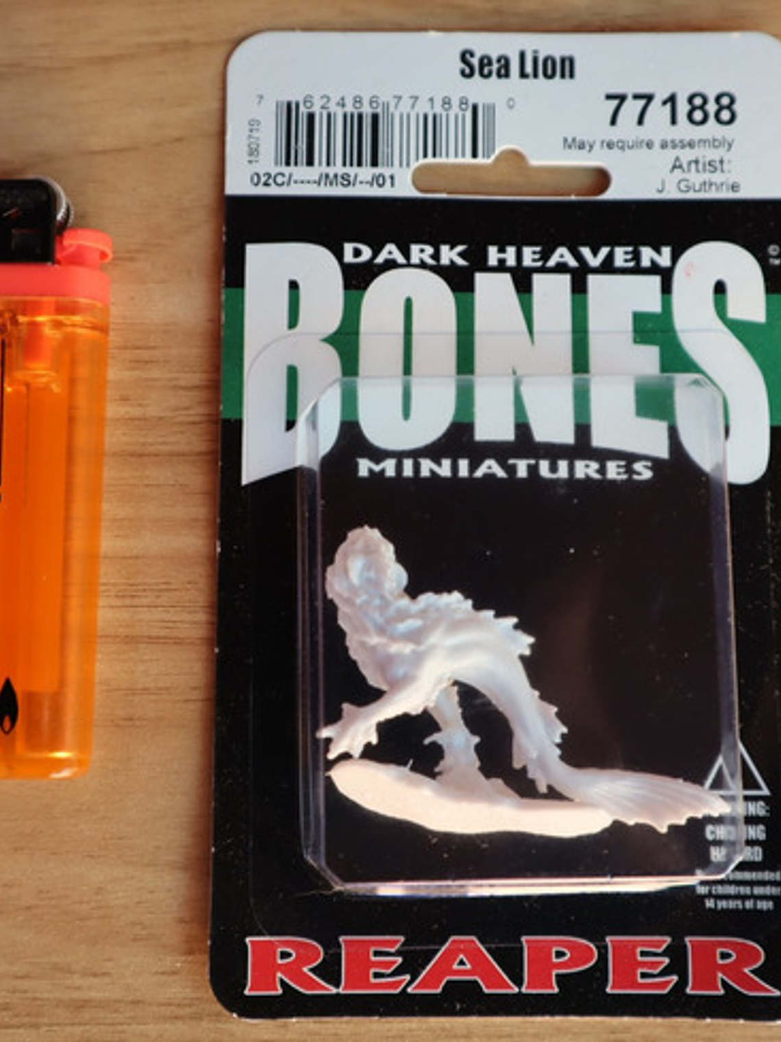 Sea Lion Reaper Dark Heaven Miniatura Dungeons & Dragons 3