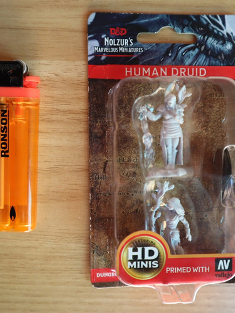 Human Druid 2017 Nolzur Miniatura Dungeons & Dragons 3