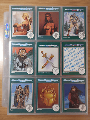 Advanced Dnd 80 Cartas - Pack 2 Dungeons And Dragons Vintage