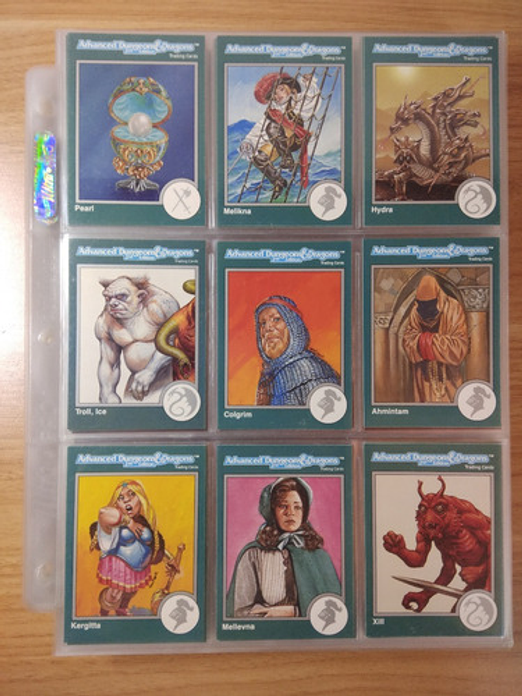 Advanced Dnd 80 Cartas - Pack 2 Dungeons And Dragons Vintage 2
