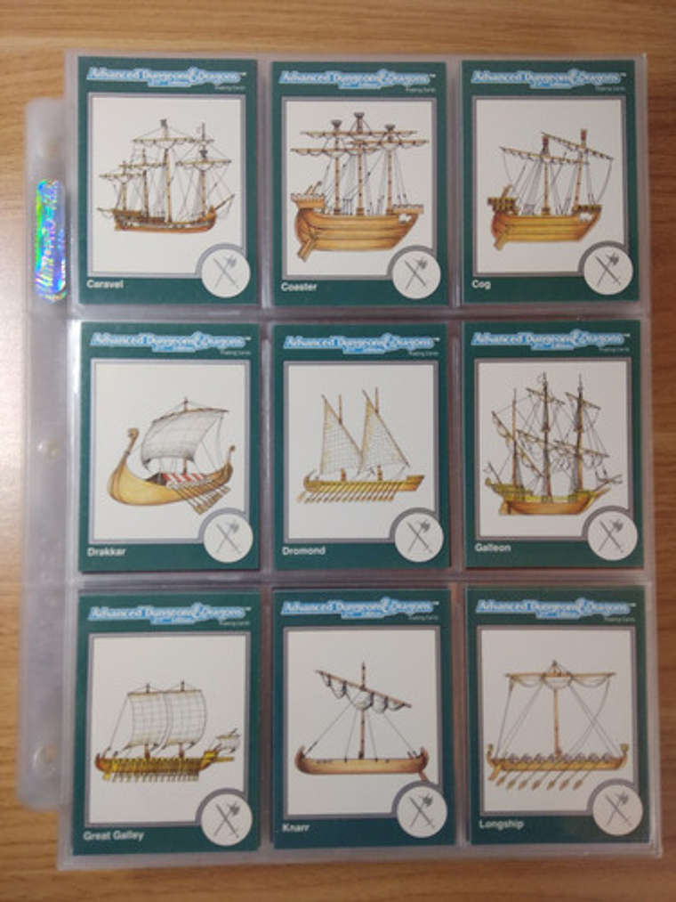 Advanced Dnd 80 Cartas - Pack 2 Dungeons And Dragons Vintage 3