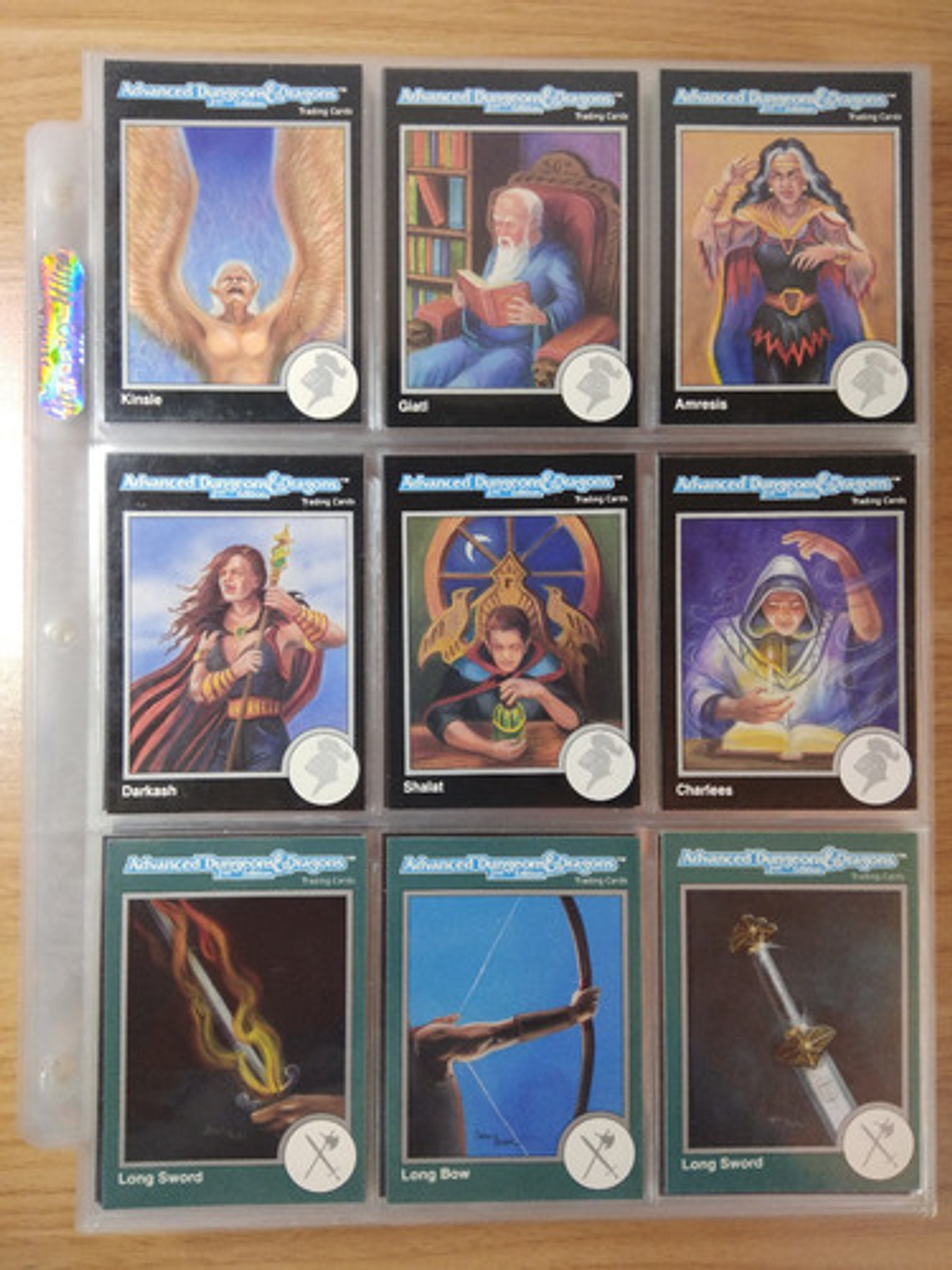 Advanced Dnd 80 Cartas - Pack 2 Dungeons And Dragons Vintage 7