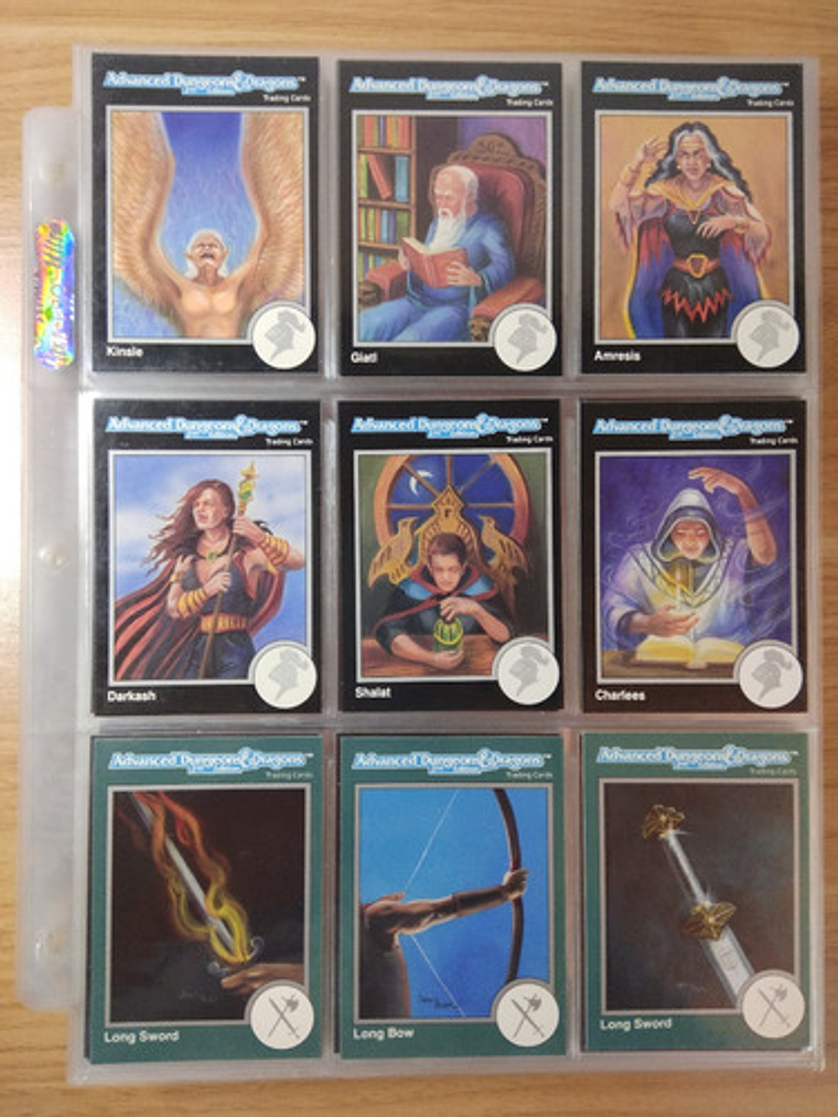 Advanced Dnd 80 Cartas - Pack 2 Dungeons And Dragons Vintage 7