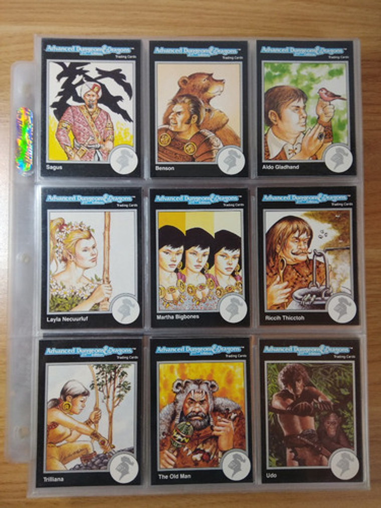 Advanced Dnd 80 Cartas - Pack 2 Dungeons And Dragons Vintage 8