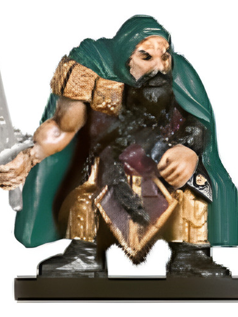 Dwarf Warsword #17 Against The Giants Mini Dungeons Dragons 1