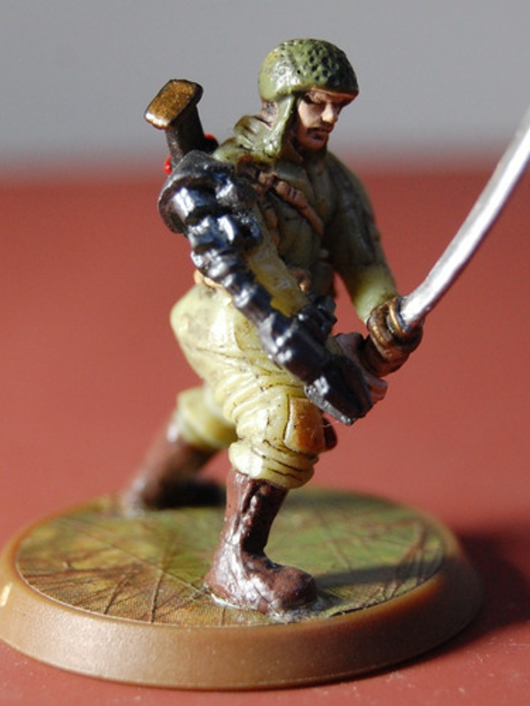 Sgt. Drake Alexander / Heroscape Mini Dungeons And Dragons 4