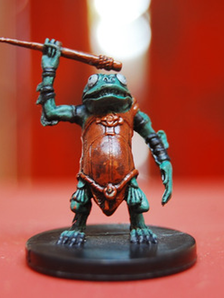 Kuo-toa Hunter #54 Night Below Miniatura Dungeons Dragons 3