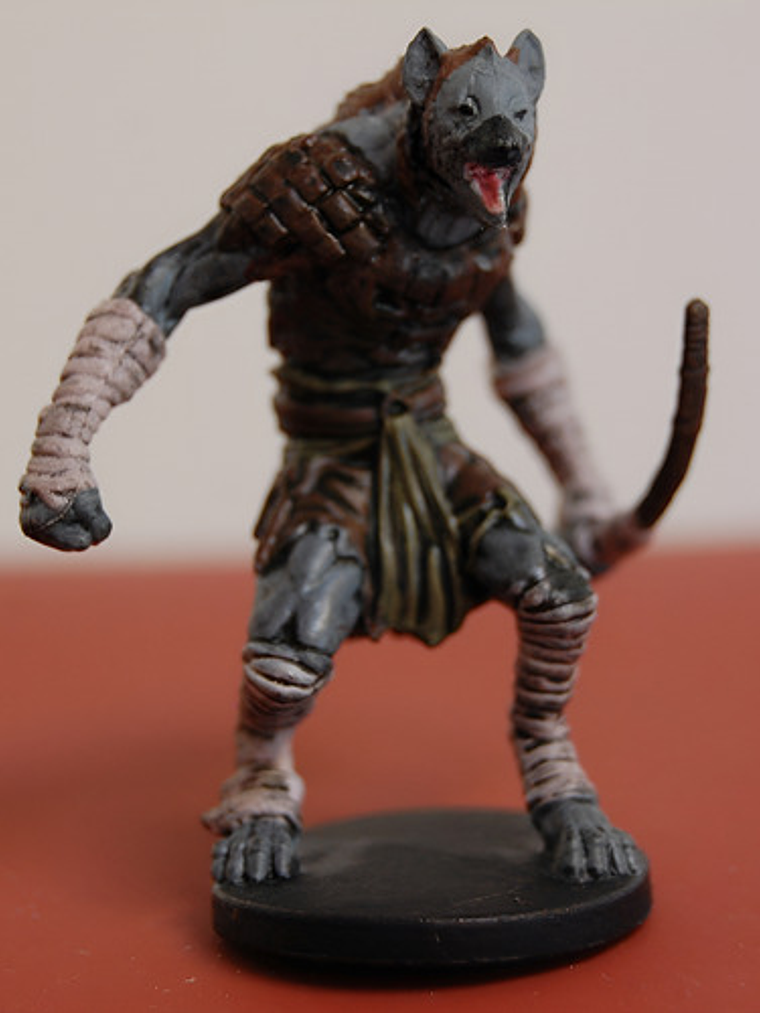 Gnoll Fighter #22 Icons Elemental Evil Mini Dungeons Dragons 1