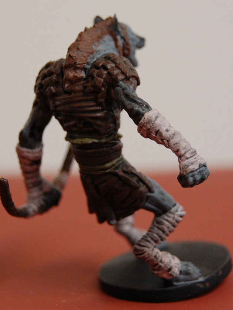 Gnoll Fighter #22 Icons Elemental Evil Mini Dungeons Dragons 4