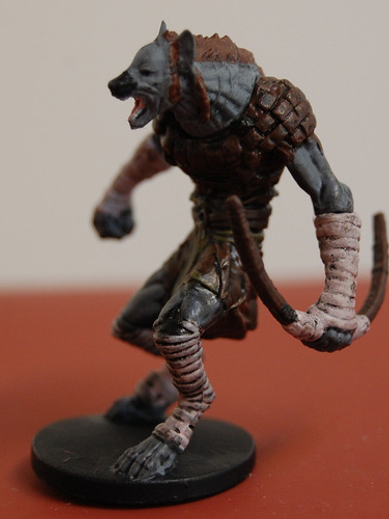Gnoll Fighter #22 Icons Elemental Evil Mini Dungeons Dragons 5