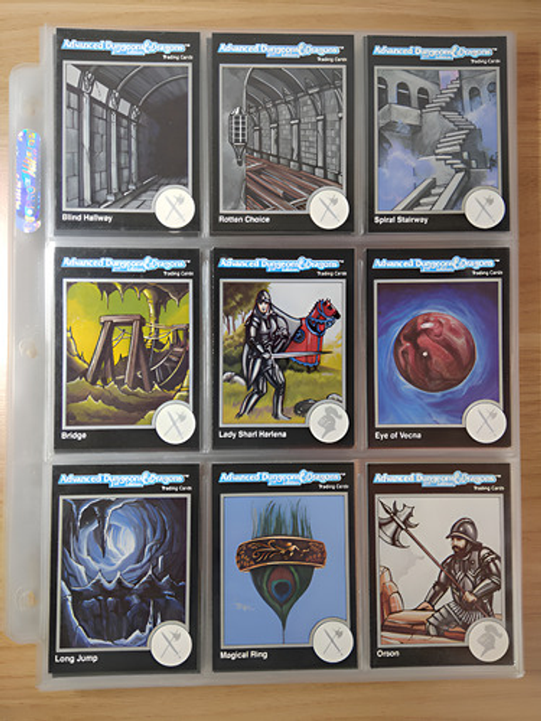 Advanced Dnd 80 Cartas - Pack 4 Dungeons And Dragons Vintage 1
