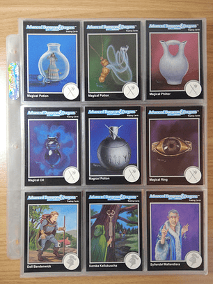 Advanced Dnd 80 Cartas - Pack 4 Dungeons And Dragons Vintage
