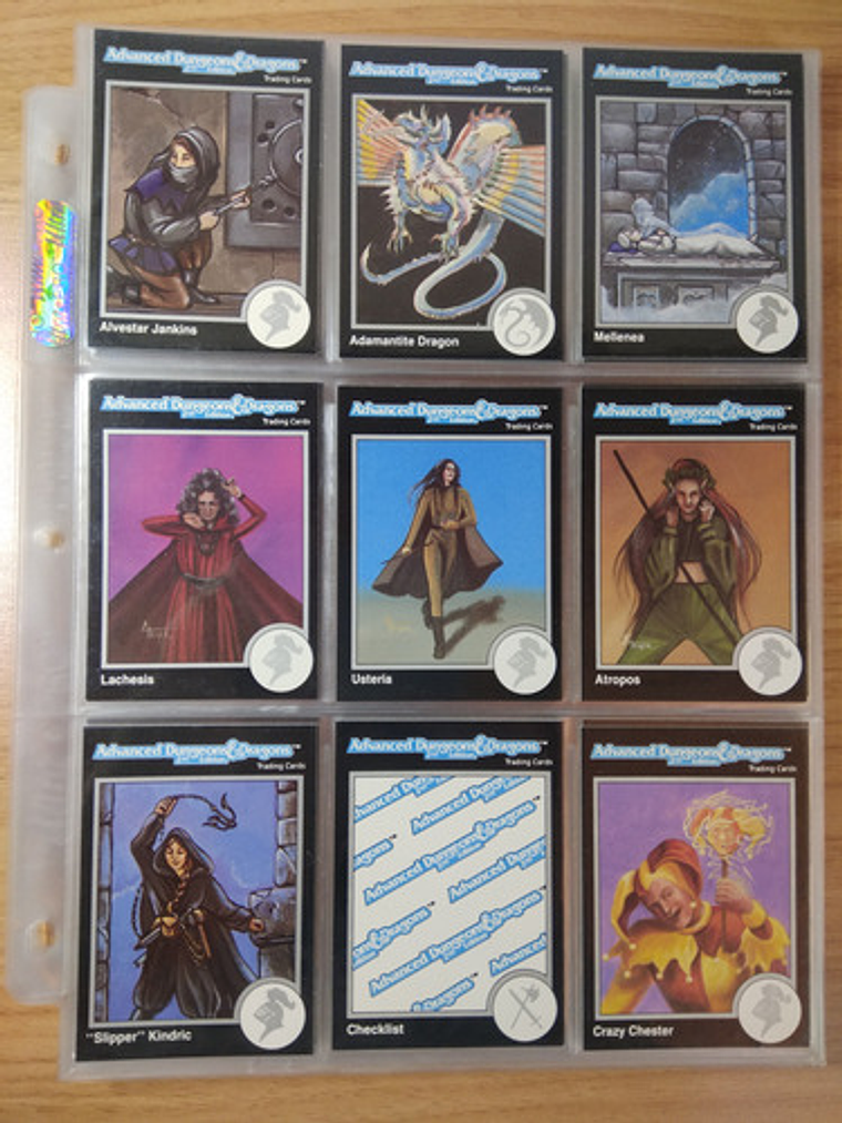 Advanced Dnd 80 Cartas - Pack 4 Dungeons And Dragons Vintage 7