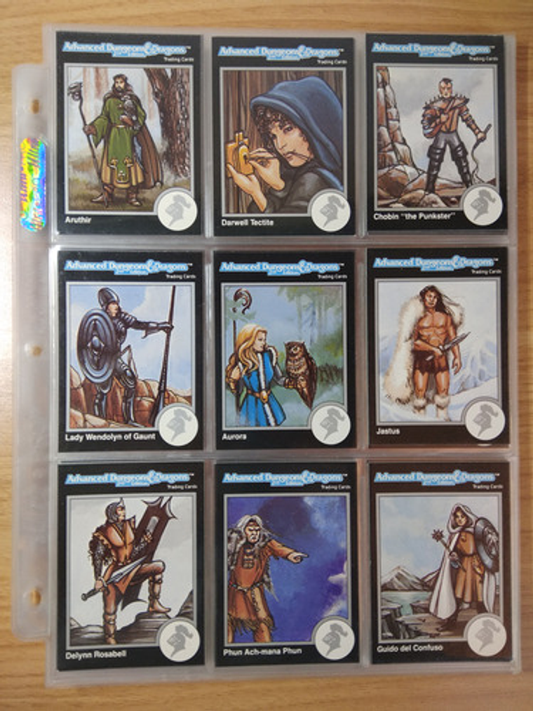 Advanced Dnd 80 Cartas - Pack 4 Dungeons And Dragons Vintage 9