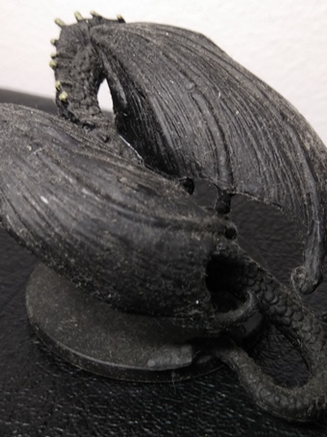 Large Black Dragon #55 Unhallowed Mini Dungeons And Dragons 3