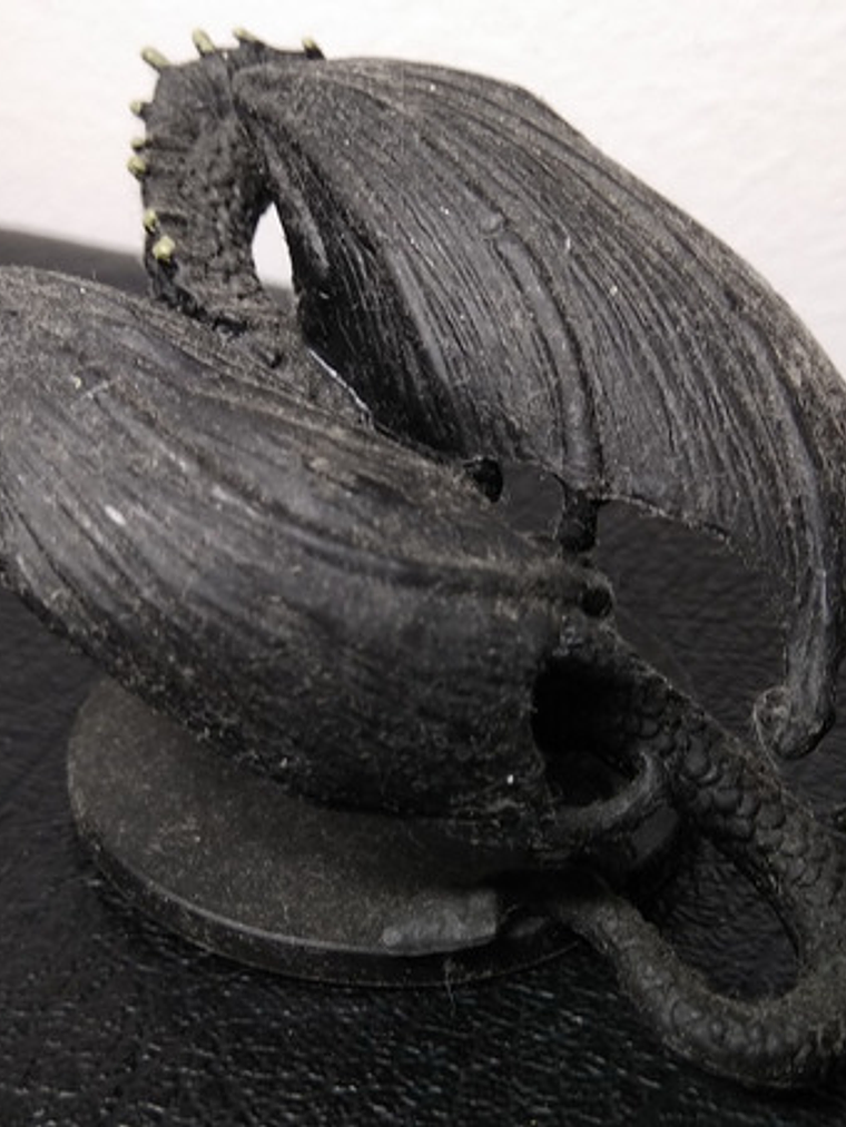 Large Black Dragon #55 Unhallowed Mini Dungeons And Dragons 3