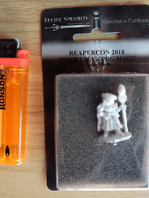 Tiger Lily The Pug Mage Dark Sword Miniatura Dungeons Dragon